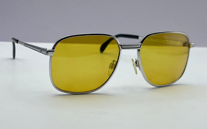 Vintage Metzler Stainless Steel Frame with Brand New “Berko’s Designs” Custom Persimmon Lenses