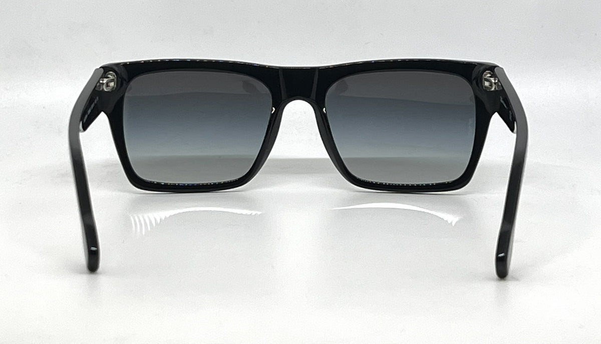 D&G 3044 783/8G Square White/Black-Vintage Sunglasses Grey Gradient Lenses-Unworn
