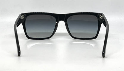 D&G 3044 783/8G Square White/Black-Vintage Sunglasses Grey Gradient Lenses-Unworn