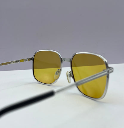 Vintage Metzler Stainless Steel Frame with Brand New “Berko’s Designs” Custom Persimmon Lenses