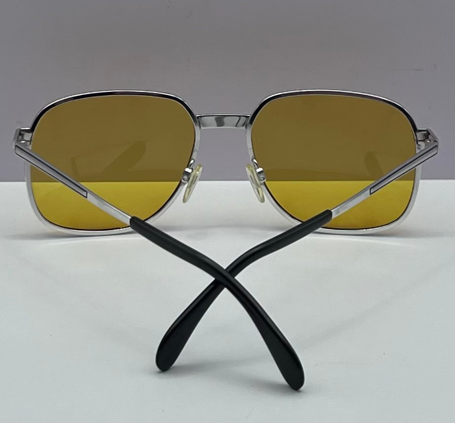 Vintage Metzler Stainless Steel Frame with Brand New “Berko’s Designs” Custom Persimmon Lenses