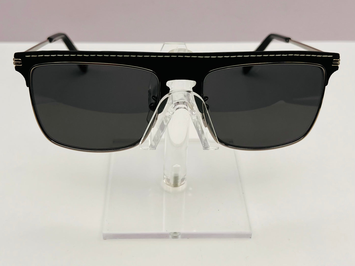 LOEWE LW40006U 20A Black & Silver Sunglasses-100% Authentic 56-18