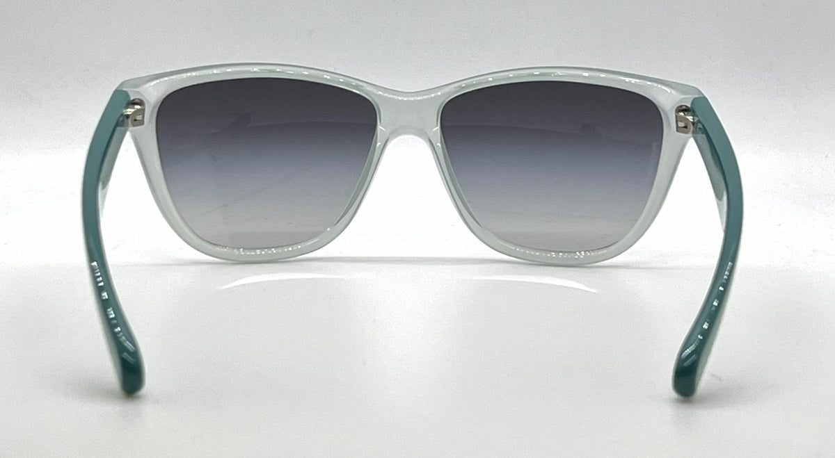 D&G 8072 1658/8G Mint-Teal Wayfarer-Vintage Sunglasses Grey Gradient Lenses-Unworn