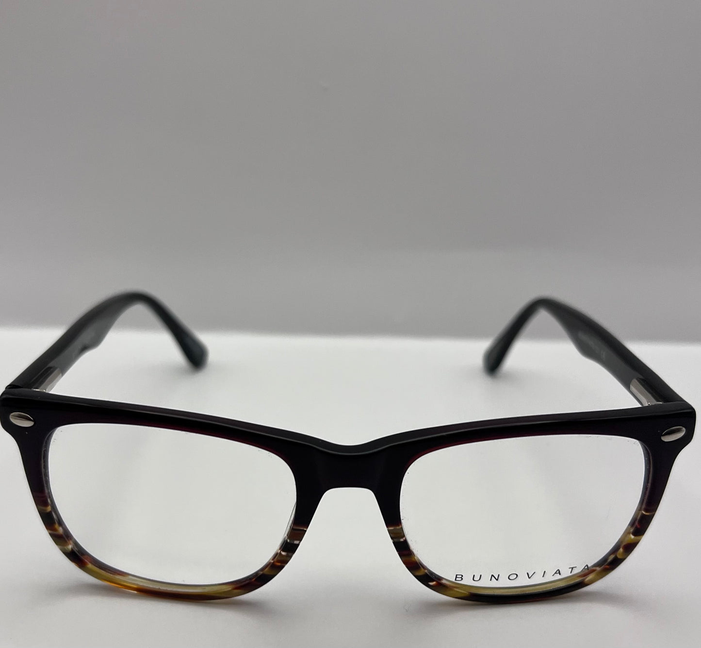 BUNOVIATA-SAMONA C.4 OPTICAL FRAME-Handmade Acetate-Spring Hinge-New/Old Stock