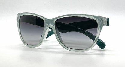 D&G 8072 1658/8G Mint-Teal Wayfarer-Vintage Sunglasses Grey Gradient Lenses-Unworn