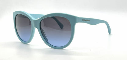 DG4149 2586/8F Turquoise Cat-Eye-Vintage Sunglasses Blue Gradient Lenses-Unworn