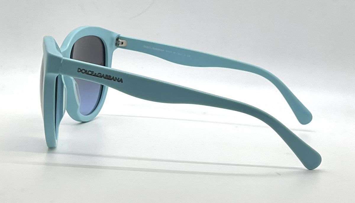 DG4149 2586/8F Turquoise Cat-Eye-Vintage Sunglasses Blue Gradient Lenses-Unworn