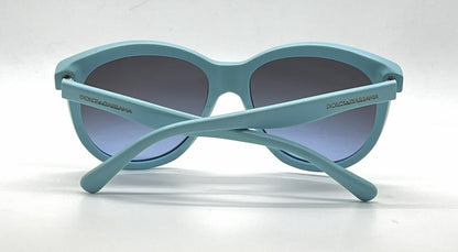 DG4149 2586/8F Turquoise Cat-Eye-Vintage Sunglasses Blue Gradient Lenses-Unworn