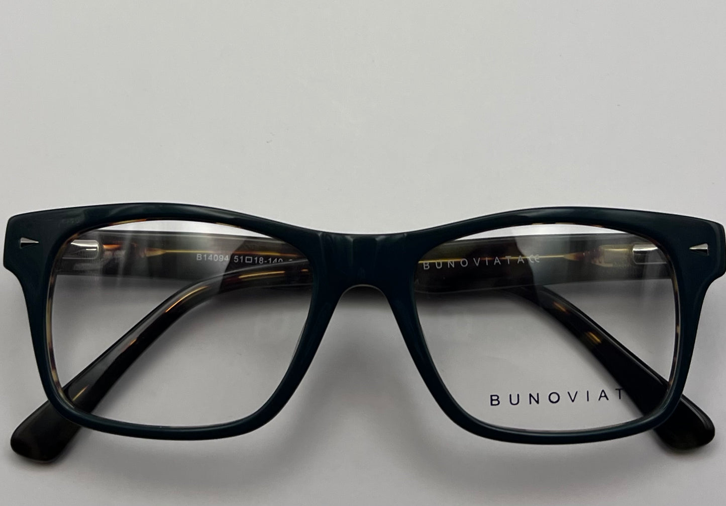 BUNOVIATA-B14094 C.3 OPTICAL FRAME-Handmade Acetate-Spring Hinges-Italian design