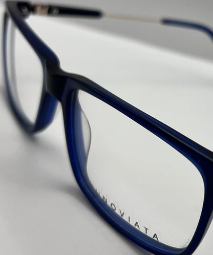 BUNOVIATA - B04133 Square Optical FrameHandmade Acetate-Spring Hinge-New/Old Stock