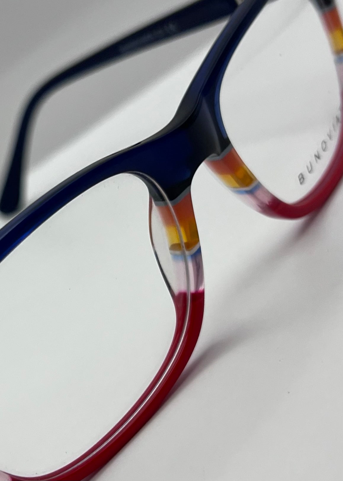 BUNOVIATA - SACCU C.3 Optical Frame - Handmade Acetate-Spring Hinges-Italian design