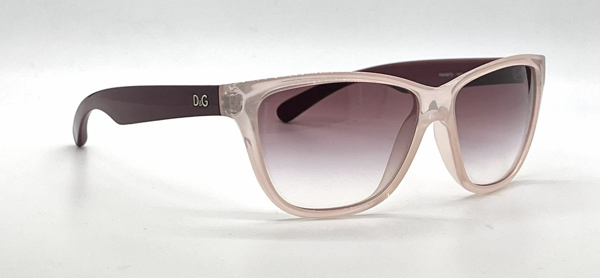 D&G8072 1632/8H Wayfarer-Vintage Sunglasses Blush-Burgundy Pink-Unworn