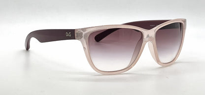 D&G8072 1632/8H Wayfarer-Vintage Sunglasses Blush-Burgundy Pink-Unworn