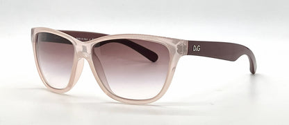 D&G8072 1632/8H Wayfarer-Vintage Sunglasses Blush-Burgundy Pink-Unworn