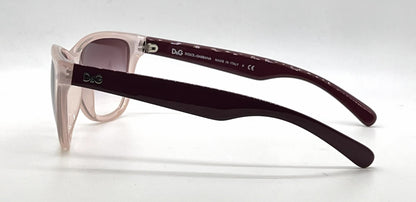 D&G8072 1632/8H Wayfarer-Vintage Sunglasses Blush-Burgundy Pink-Unworn