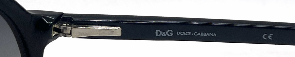 D&G 3018 501/8G Aviator Shield-Vintage Sunglasses Black-Grey Gradient-Unworn