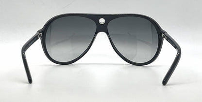 D&G 3018 501/8G Aviator Shield-Vintage Sunglasses Black-Grey Gradient-Unworn