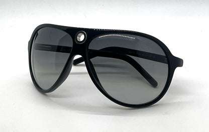 D&G 3018 501/8G Aviator Shield-Vintage Sunglasses Black-Grey Gradient-Unworn