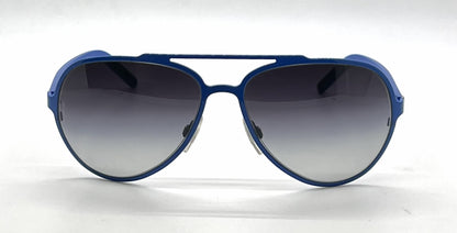 Dolce and Gabbana DG2081 458/8G Double-Bridge Aviator-Vintage Sunglasses Blue-Grey Gradient-Unworn