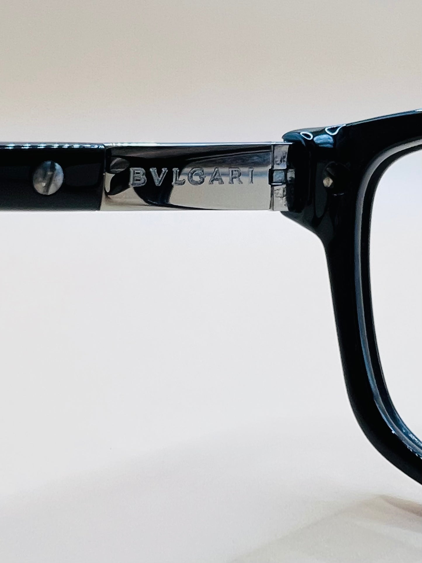 BVLGARI BV 3010 501 55mm Black/Silver Eyeglasses Frames-Refurbished- Made In Italy