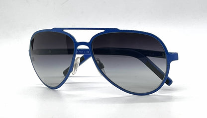 Dolce and Gabbana DG2081 458/8G Double-Bridge Aviator-Vintage Sunglasses Blue-Grey Gradient-Unworn