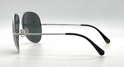D&G6069 011/87 Aviator-Vintage Sunglasses Silver-White Grey-Unworn