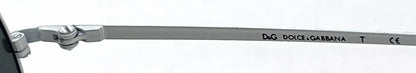 D&G6069 011/87 Aviator-Vintage Sunglasses Silver-White Grey-Unworn