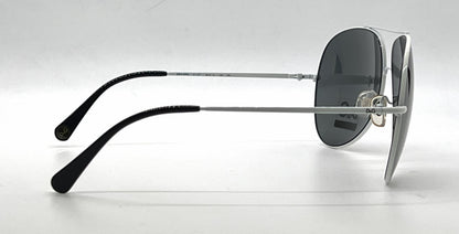 D&G6069 011/87 Aviator-Vintage Sunglasses Silver-White Grey-Unworn