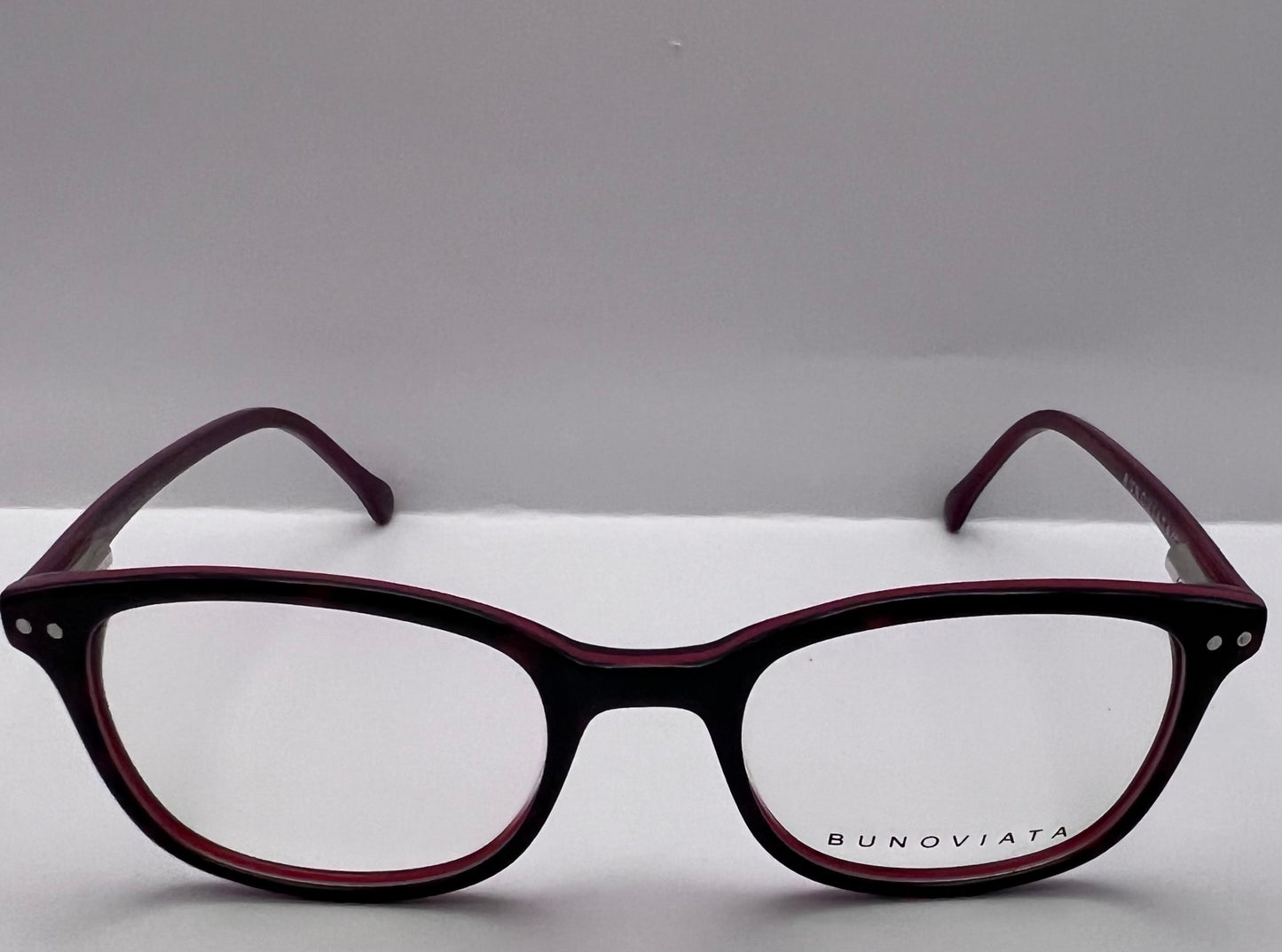 BUNOVIATA - B04100 C.2 Square Optical Frame Handmade Acetate-Spring Hinge-New/Old Stock