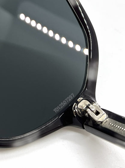 Dolce and Gabbana DG4182P 2724/87 Aviator-Vintage Sunglasses Black-White Marble-Unworn