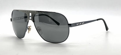 D&G6018 088/6G Aviator-Vintage Sunglasses Gunmetal-Cutout Detail-Unworn