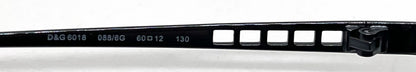 D&G6018 088/6G Aviator-Vintage Sunglasses Gunmetal-Cutout Detail-Unworn