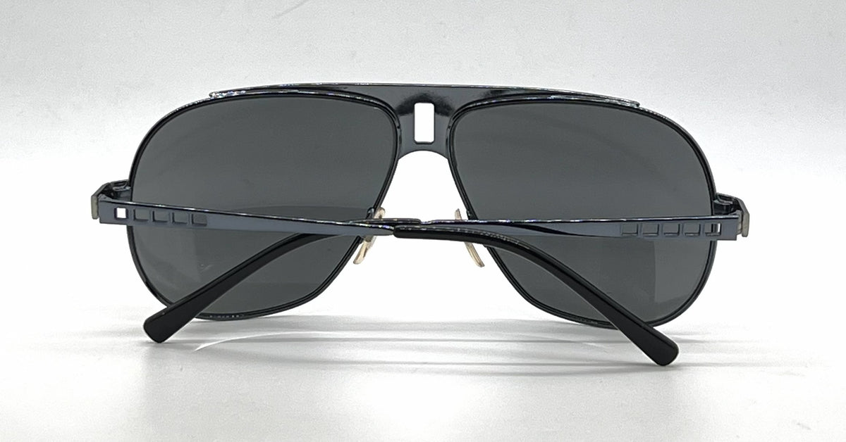 D&G6018 088/6G Aviator-Vintage Sunglasses Gunmetal-Cutout Detail-Unworn