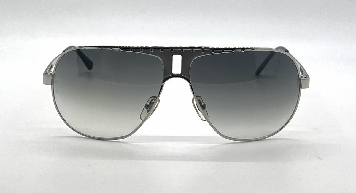 D&G6018 05/8G Aviator-Vintage Sunglasses Silver-Chrome Grey Lenses-Unworn