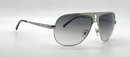 D&G6018 05/8G Aviator-Vintage Sunglasses Silver-Chrome Grey Lenses-Unworn