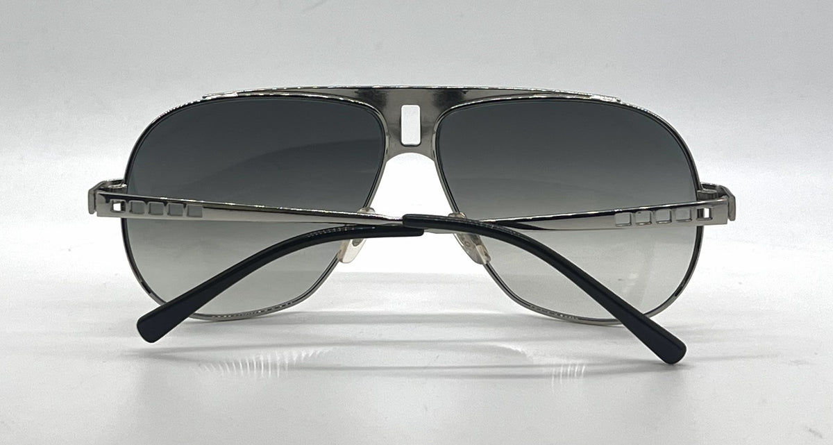 D&G6018 05/8G Aviator-Vintage Sunglasses Silver-Chrome Grey Lenses-Unworn