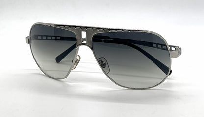 D&G6018 05/8G Aviator-Vintage Sunglasses Silver-Chrome Grey Lenses-Unworn