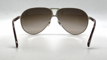 D&G6067 443/13 Sand Burgundy Aviator-Vintage Sunglasses-Brown Gradient Lenses-Unworn