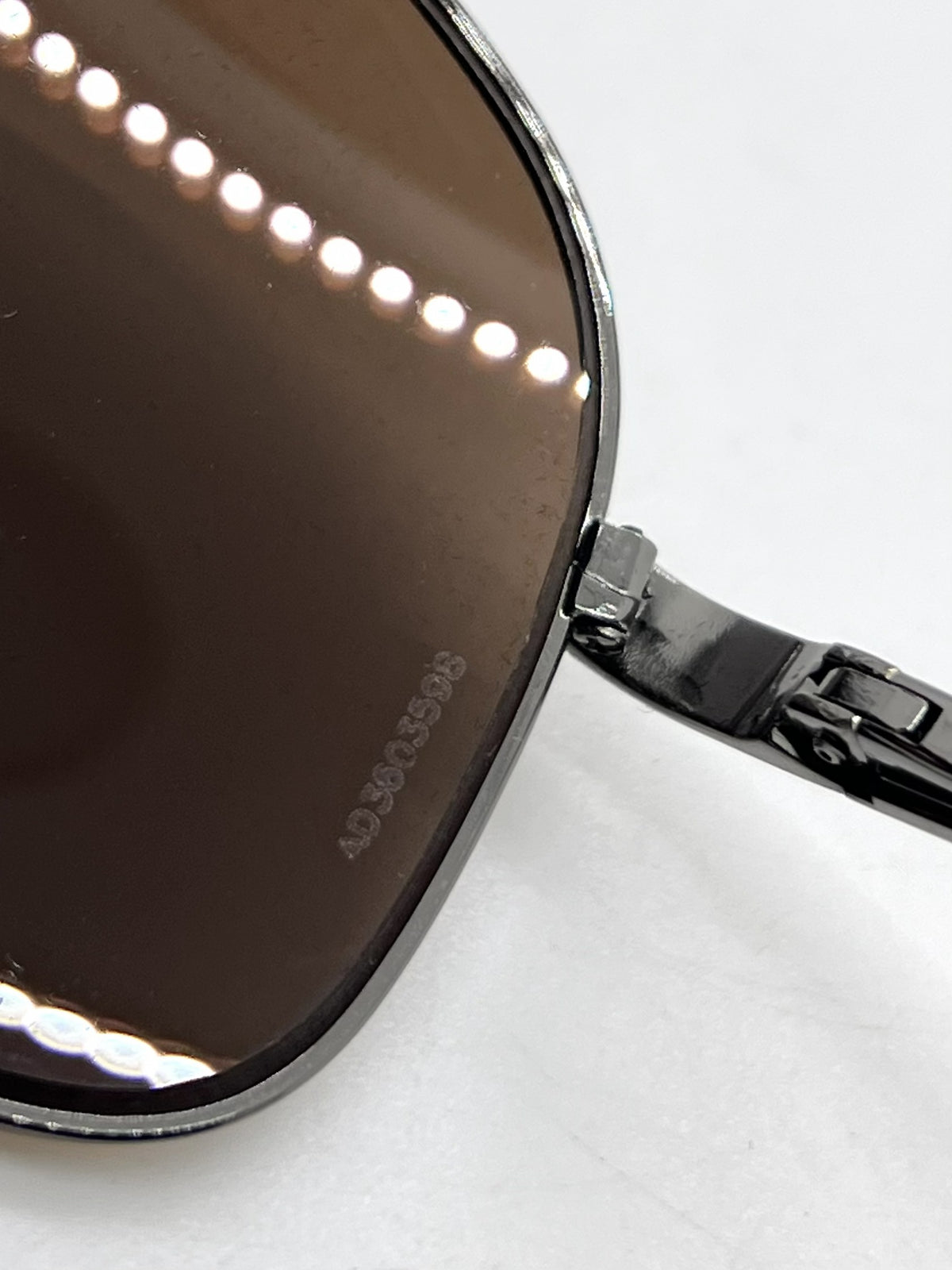 Dolce and Gabbana DG2023 045/73 Double-Bridge Aviator-Vintage Sunglasses Gunmetal-Brown-Unworn