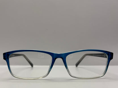 Affordable Eyewear-Pablo Zanetti Mod:PZ1349 55-18-136 Aqua Blue Fade & Black Frames