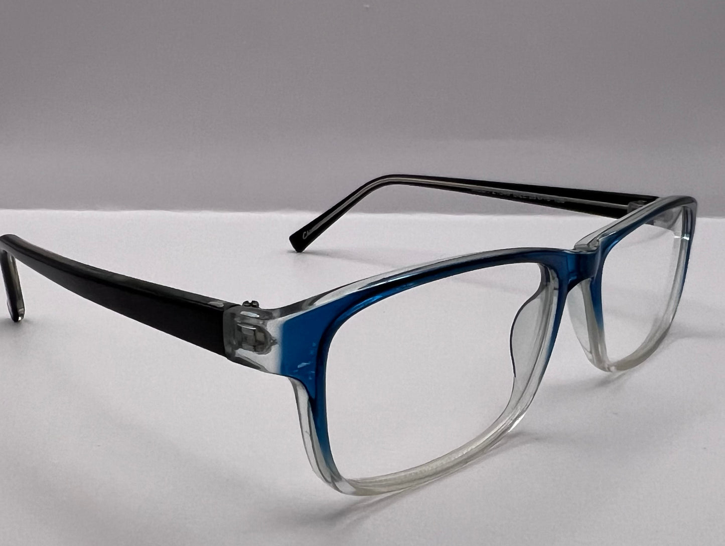 Affordable Eyewear-Pablo Zanetti Mod:PZ1349 55-18-136 Aqua Blue Fade & Black Frames