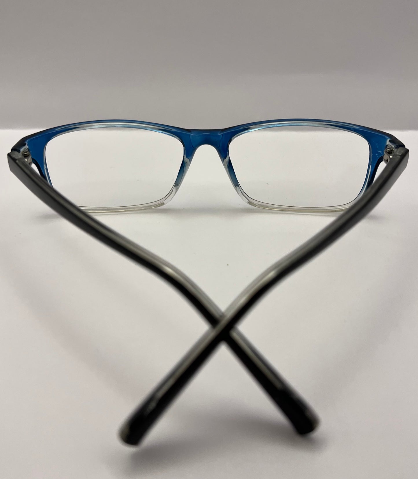 Affordable Eyewear-Pablo Zanetti Mod:PZ1349 55-18-136 Aqua Blue Fade & Black Frames