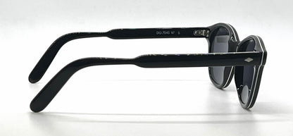 Dolce and Gabbana DG704S B7 Black Square Vintage Sunglasses-Grey Lenses-Unworn