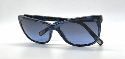 Dolce and Gabbana DG4123 1919/8F Blue Mosaic Cat-Eye-Vintage Sunglasses Blue Gradient Lenses-Unworn