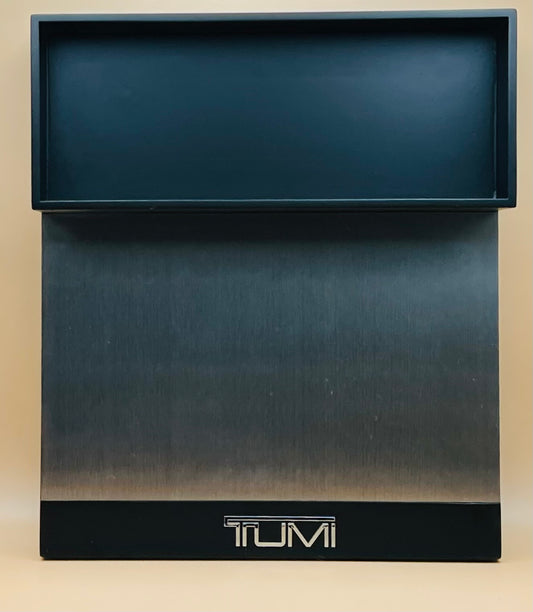 Tumi Multi-Use Retail Display Case: Brand  New. Color: Black & Gun Metal Silver