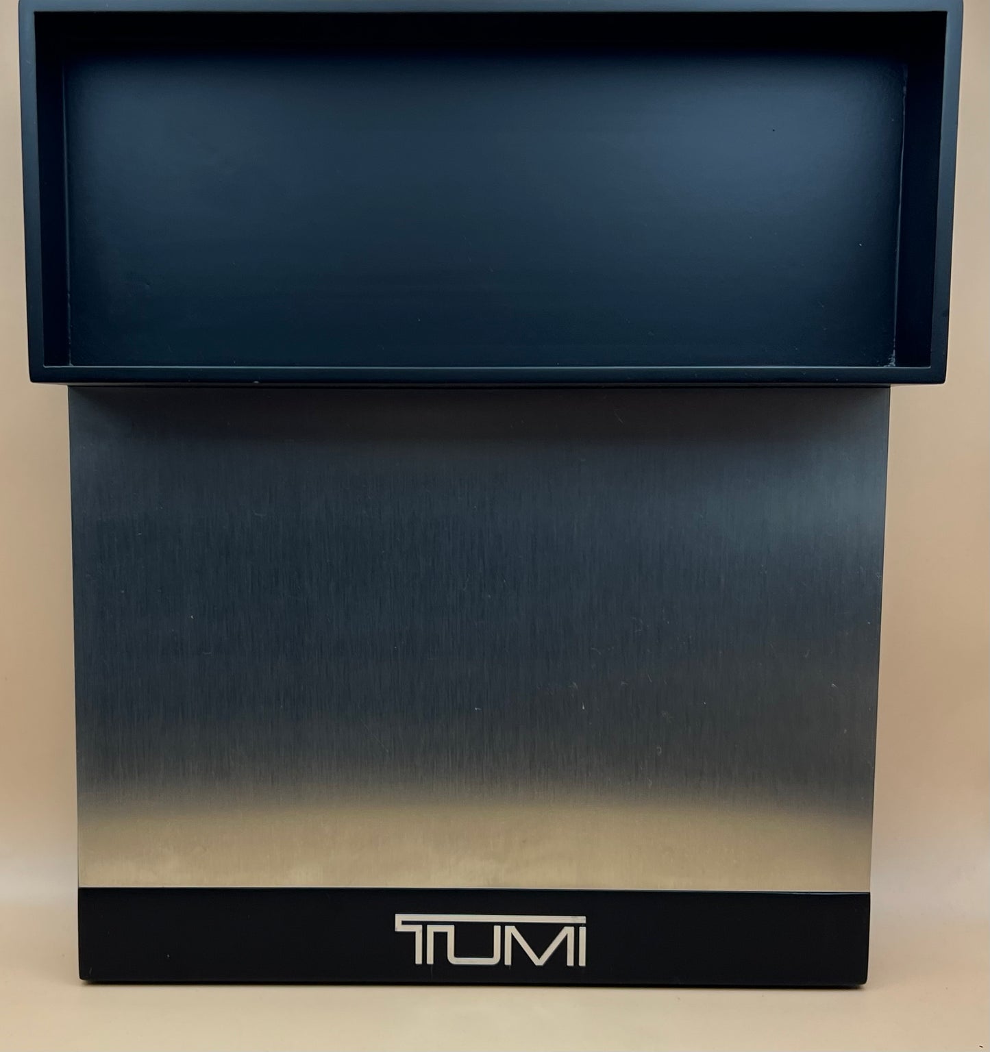 Tumi Multi-Use Retail Display Case: Brand  New. Color: Black & Gun Metal Silver