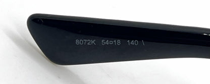 Christian Dior LadyDiorStuds 8072K Black Gold Studs Sunglasses-Grey Lenses-Unworn