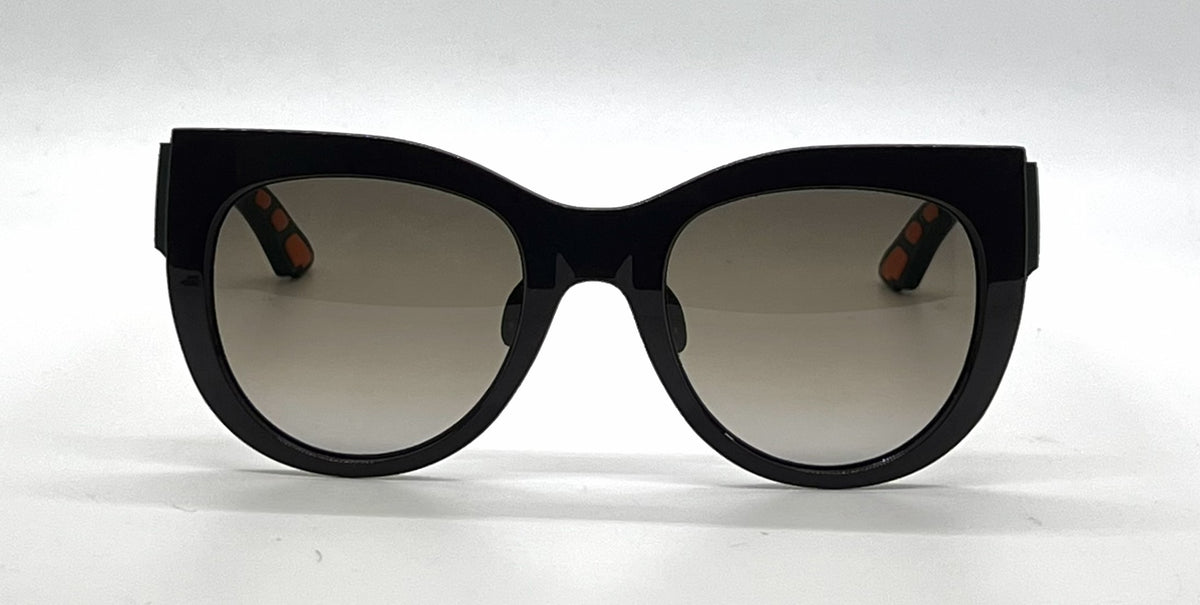 Christian Dior DiorDecale1 BQAHA Dark Brown Cat-Eye Sunglasses-Brown Gradient Lenses-Unworn