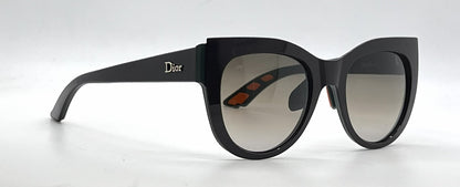Christian Dior DiorDecale1 BQAHA Dark Brown Cat-Eye Sunglasses-Brown Gradient Lenses-Unworn