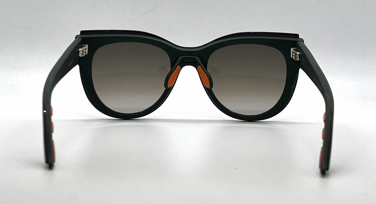 Christian Dior DiorDecale1 BQAHA Dark Brown Cat-Eye Sunglasses-Brown Gradient Lenses-Unworn